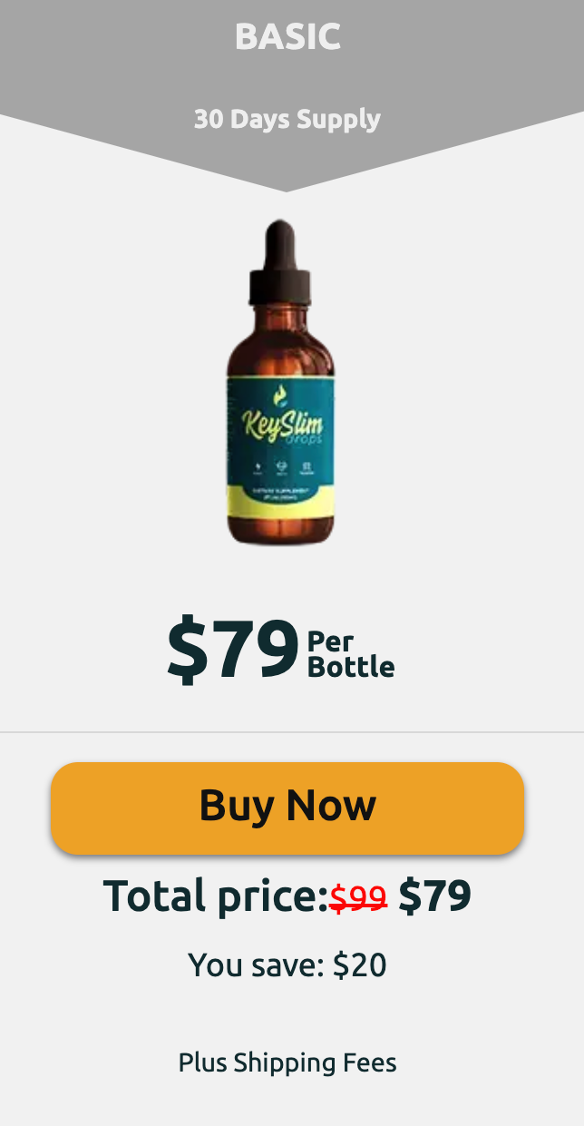 KeySlim Drops - 1 Bottle